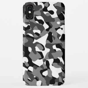 Black and White Camouflage Print Pattern Case-Mate iPhone Case