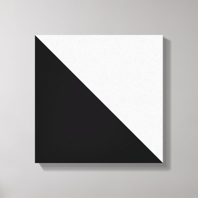 Black and White Canvas Print (Front)