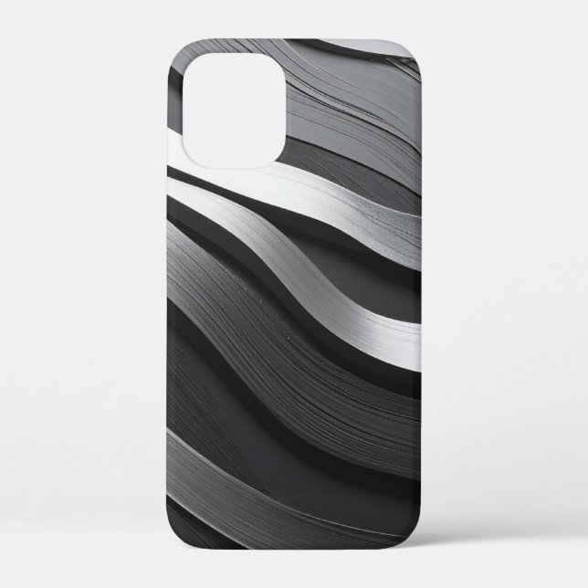 black and white Case-Mate iPhone case (Back)