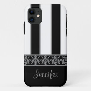 Black and white iPhone 11 case