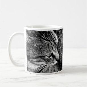 Black and White Cat Mug