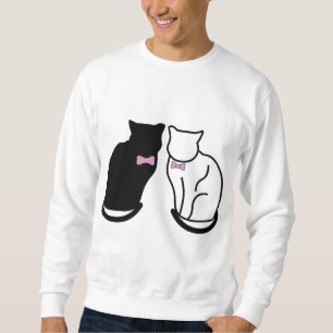 Black and White Cat Sweatshirt
