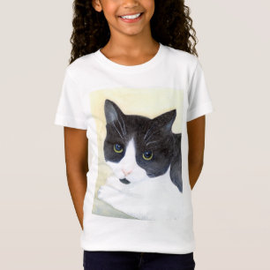 Black and White Cat T-Shirt