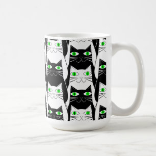 Black and White Cats Coffee Mug