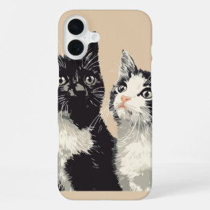 Black and White Cats iPhone / iPad case