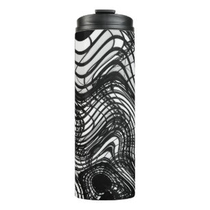 Black And White Ceiling Wavy, 2016 SVP Images Thermal Tumbler