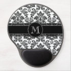 Black and White Chalkboard Damask Pattern