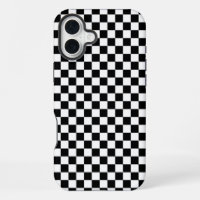 Black and white checkerboard pattern