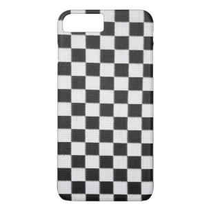 Black and white chequerboard Case-Mate iPhone case