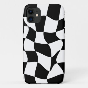 Black and white chequered Board  Case-Mate iPhone Case