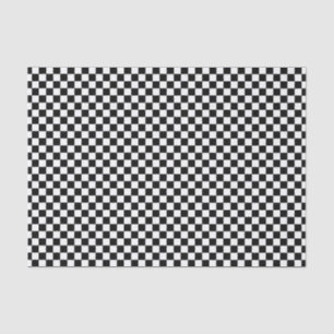 Black and White Chequered Board   DIY Colour Tissue Paper
