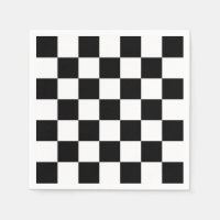 Black and White Chequered