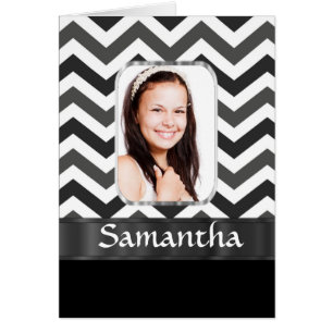 Black and white chevron