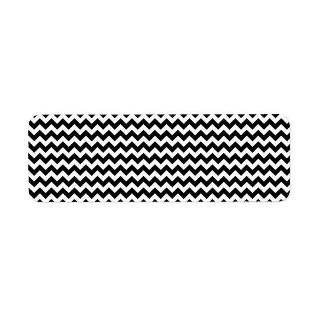 Black and White Chevron Stripe (Front)