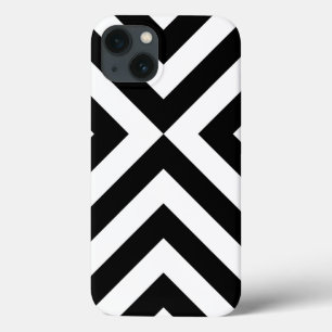 Black and White Chevrons Battery Case