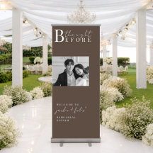 Black and White Chic Rehearsal Dinner Welcome