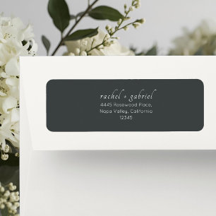 Black and White   Chic Simple Clean Wedding