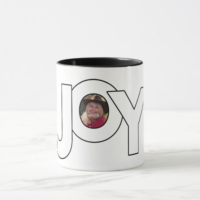 Black and white Christmas Mug (Center)
