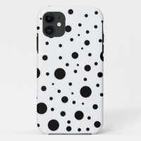 Black and White Circle Design