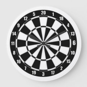 Black and white clock