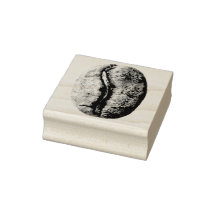 Black and White Coffee Bean Pencil Drawing