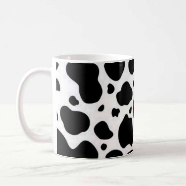 Black and white coffee mug (Left)