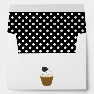 Black and White Cookies Cupcake Envelopes