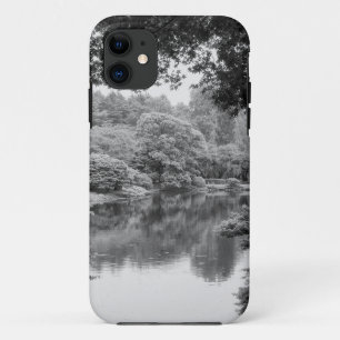 Black and white, cool, unique nature and lake Case-Mate iPhone case