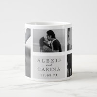 Black and White Couple Photo Wedding