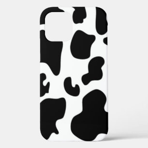 Black and White Cow iPhone 12 Case
