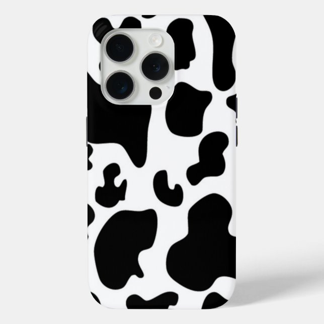 Black and White Cow Case-Mate iPhone Case (Back)