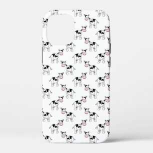 Black and White Cow Pattern. iPhone 12 Mini Case
