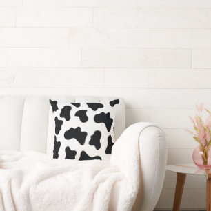 Black and White Cow Pattern Cushion
