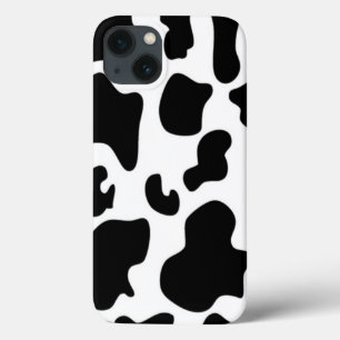 Black and White Cow print iPhone 13 Case