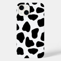 Black And White Cow Print