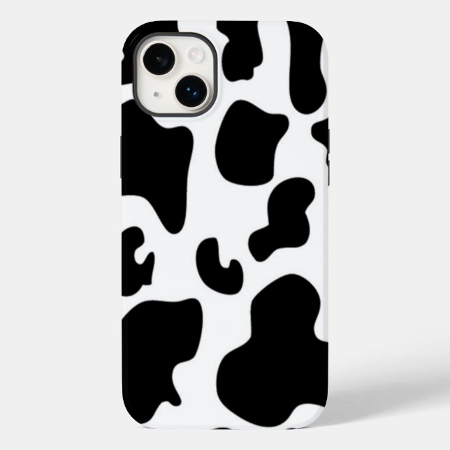 Black and White Cow print Case-Mate iPhone Case (Back)