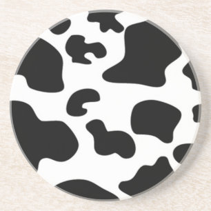 Black and White Cow print Coaster