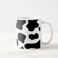 Black and White Cow print