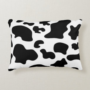 Black and White Cow print Decorative Cushion