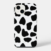 Black And White Cow Print
