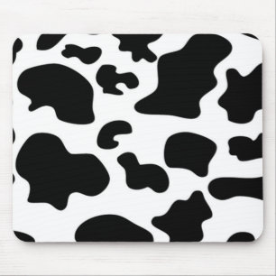 Black and White Cow print Mouse Pad