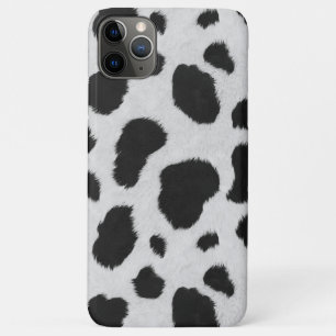 Black and white Cowhide skin pattern Case-Mate iPhone Case
