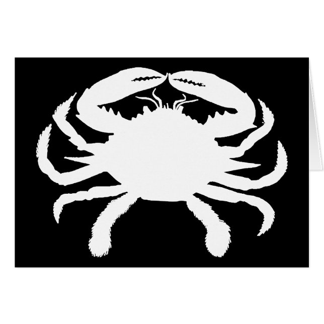 Black and White Crab (Front Horizontal)