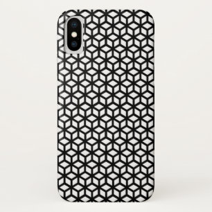 Black And White Cube Pattern Case-Mate iPhone Case