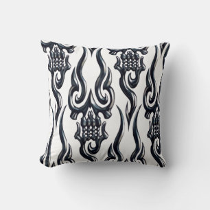 Black and white cushion