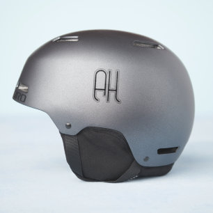 Black and white custom initials simple