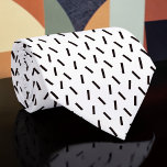 Black and White Custom Necktie<br><div class="desc">A timeless and versatile accessory, this custom necktie features a classic black and white pattern. Perfect for adding a touch of sophistication to any outfit, whether it's for a formal event, a business meeting, or simply to elevate your everyday look. The crisp stripes create a stylish and refined appearance, making...</div>