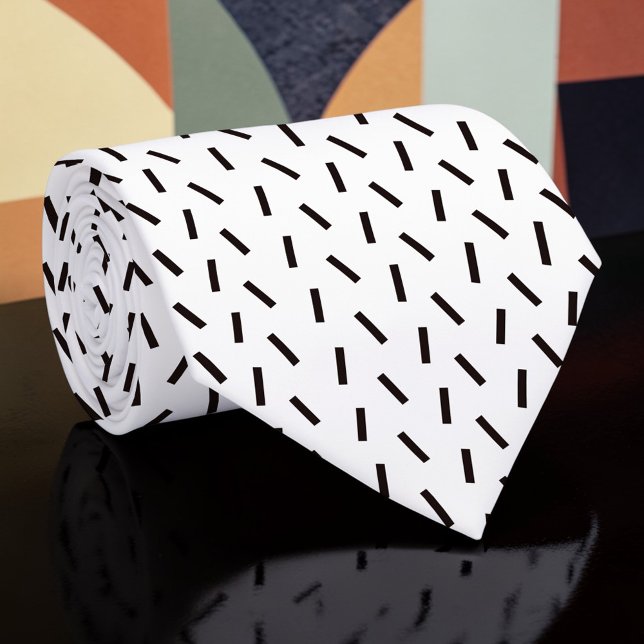 Black and White Custom Necktie (Creator Uploaded)