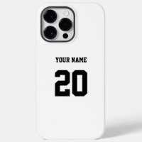 Black and White Custom Number and Name