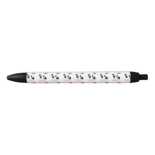 Black and White Dairy Cow or Bovine's face Ink Pen